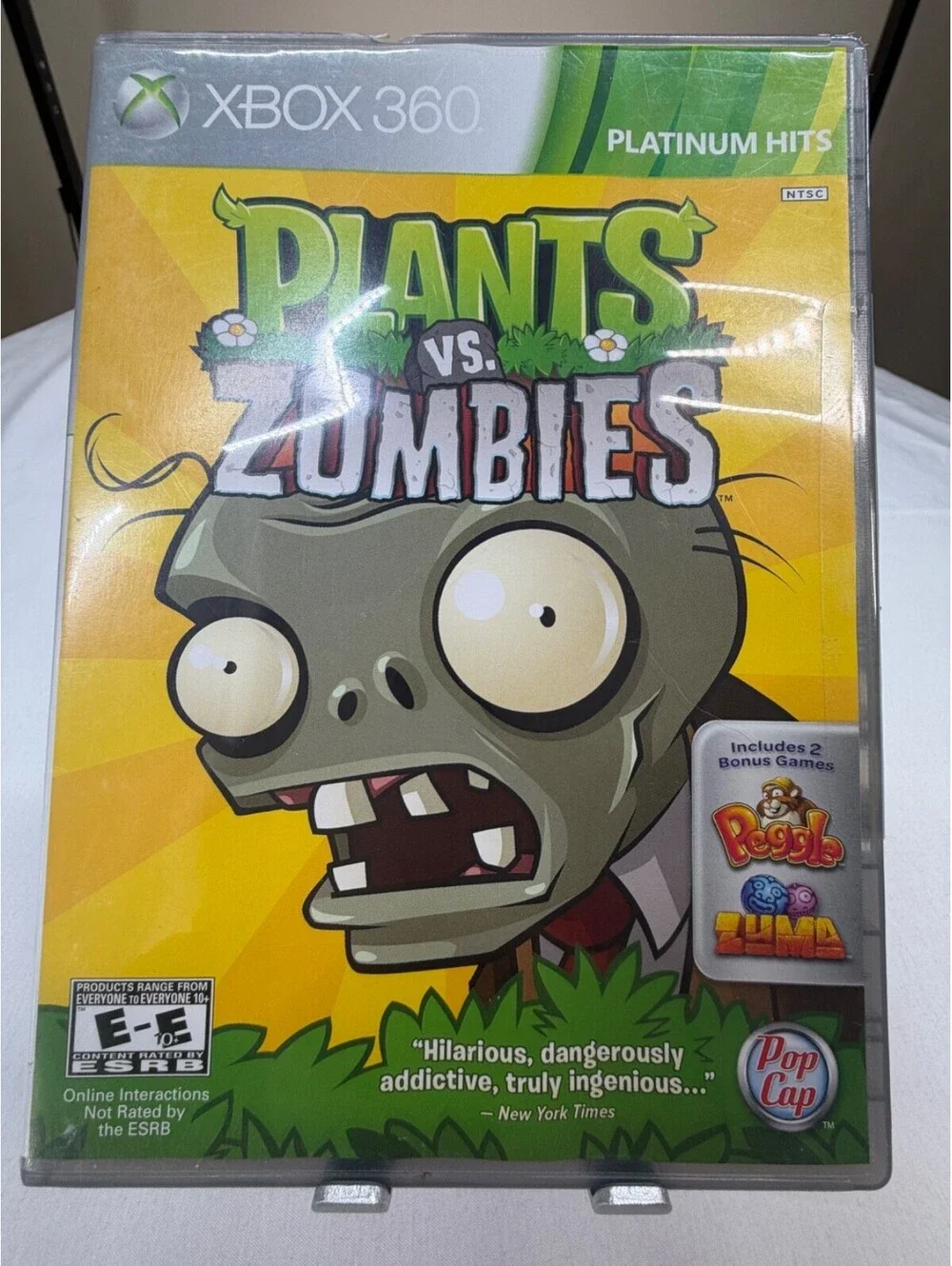 Plants vs. Zombies (Microsoft Xbox 360, 2010) - Complete and Tested
